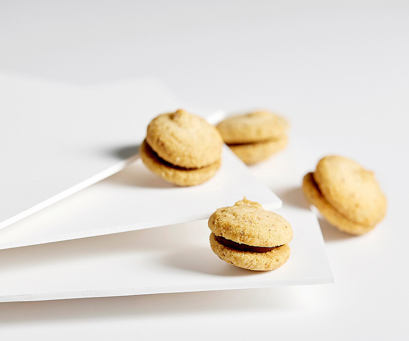 Box of baci di dama biscuits Biscuits