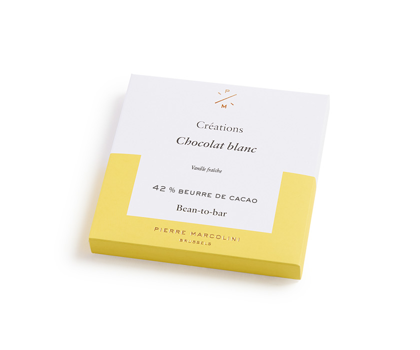 White chocolate tablet 