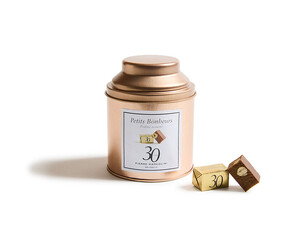 Copper box of 30th anniversary Petits Bonheurs