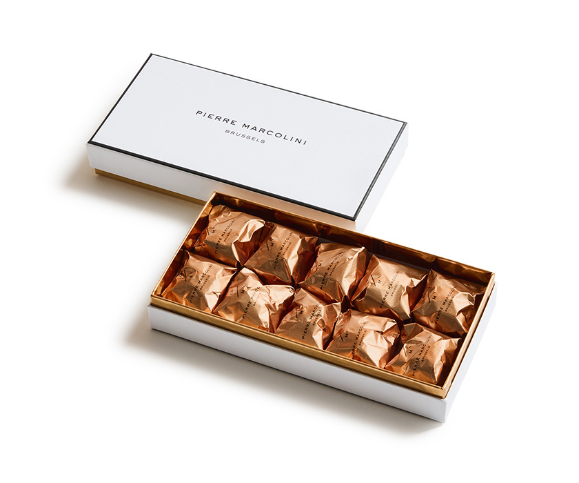 Box of 10 candied chestnuts Permanent