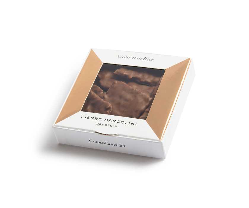 Milk chocolate croustillants