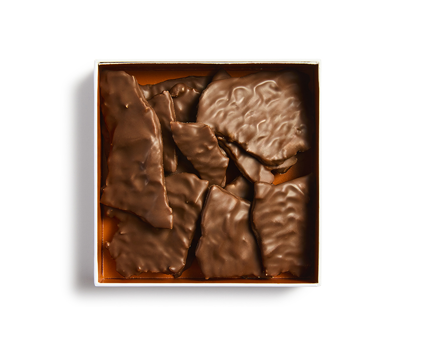 Milk chocolate croustillants