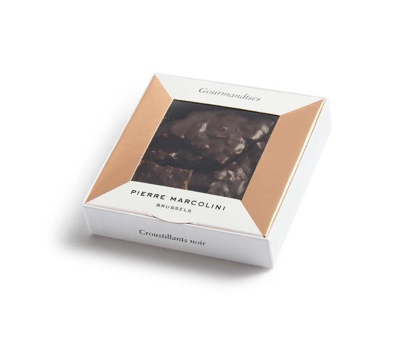 Dark chocolate croustillants