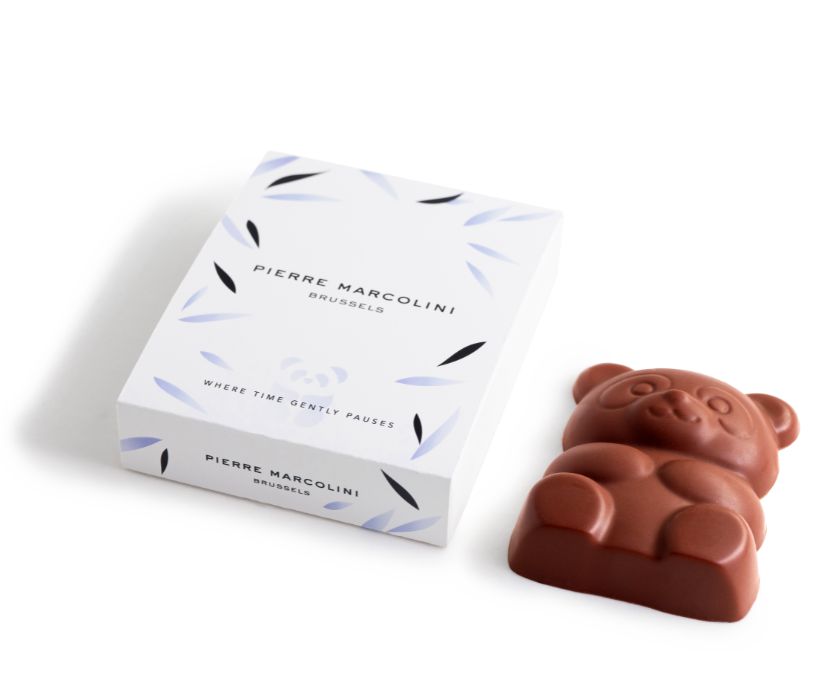 Milk marshmallow panda