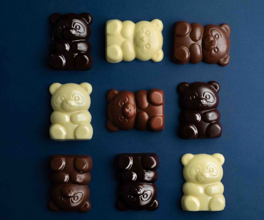 Milk marshmallow panda