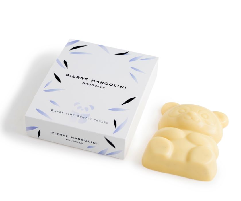 White marshmallow panda